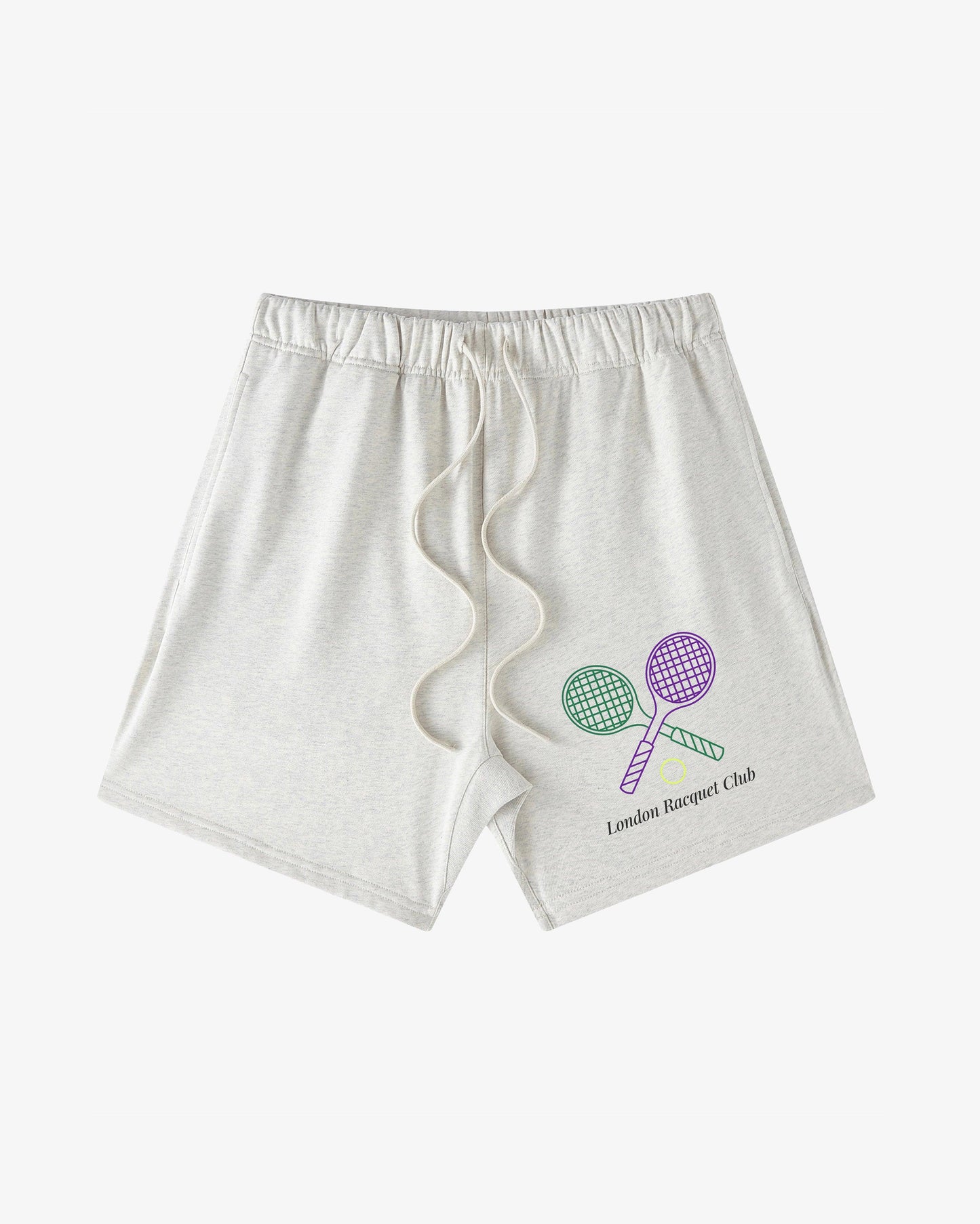 London Racquet Club Wimbledon Shorts - Heather Grey